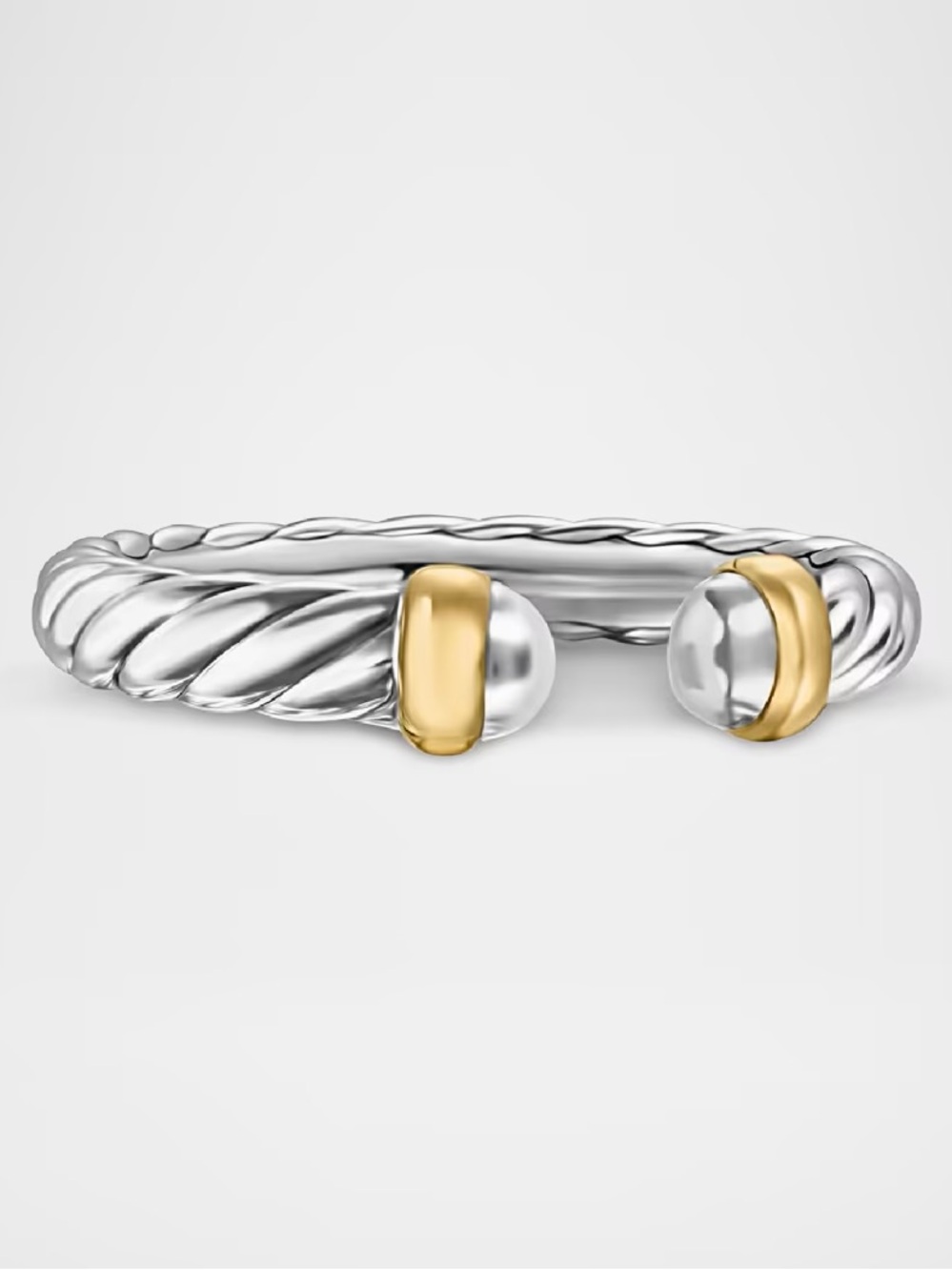 David Yurman
Cable Flex Open Ring in Silver and 14K Gold 3.4mm